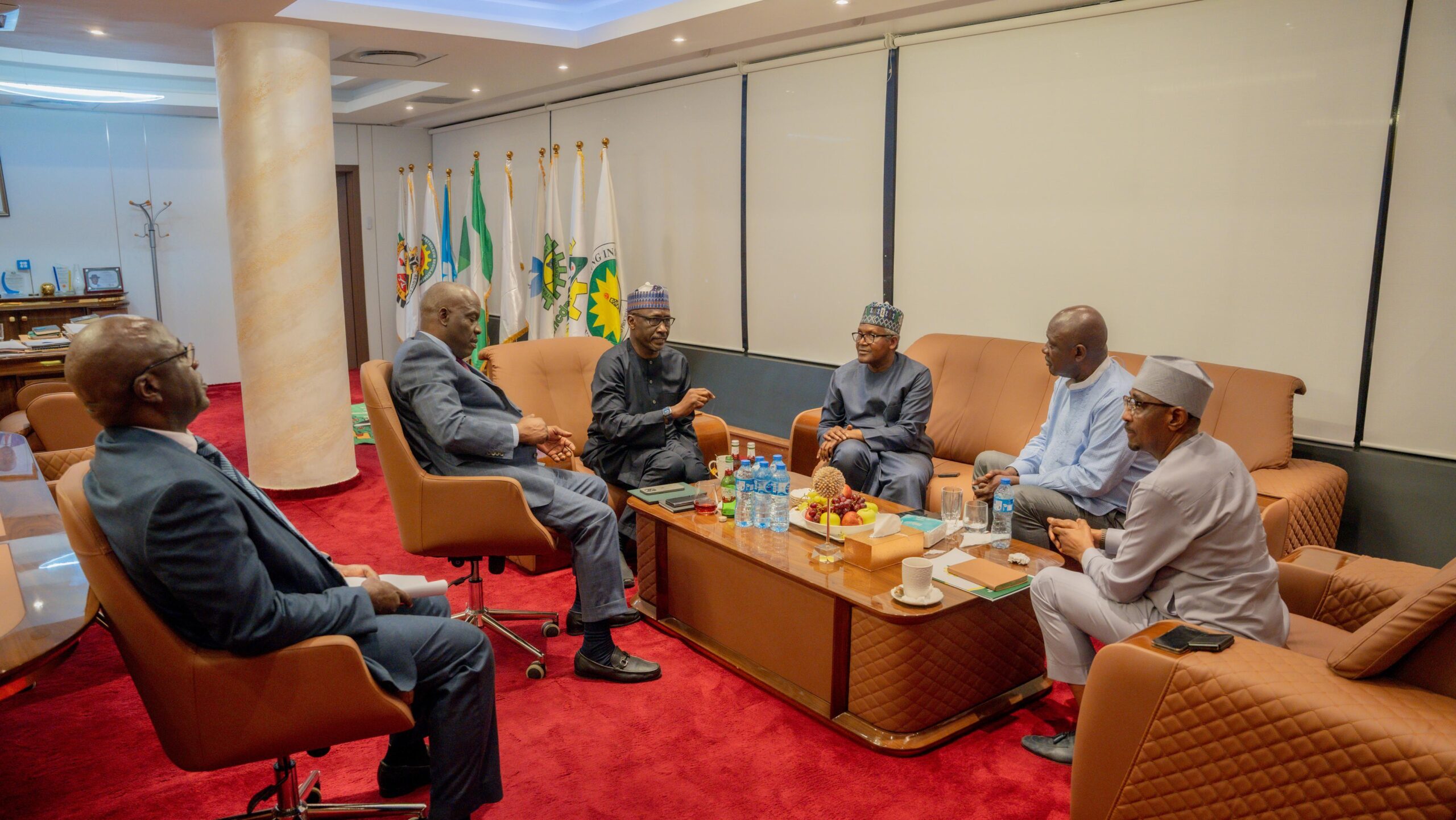 Petroleum Minister hosts crucial meeting with Dangote NMDPRA NUPRC NNPC leadership to resolve ongoing crisis scaled 1